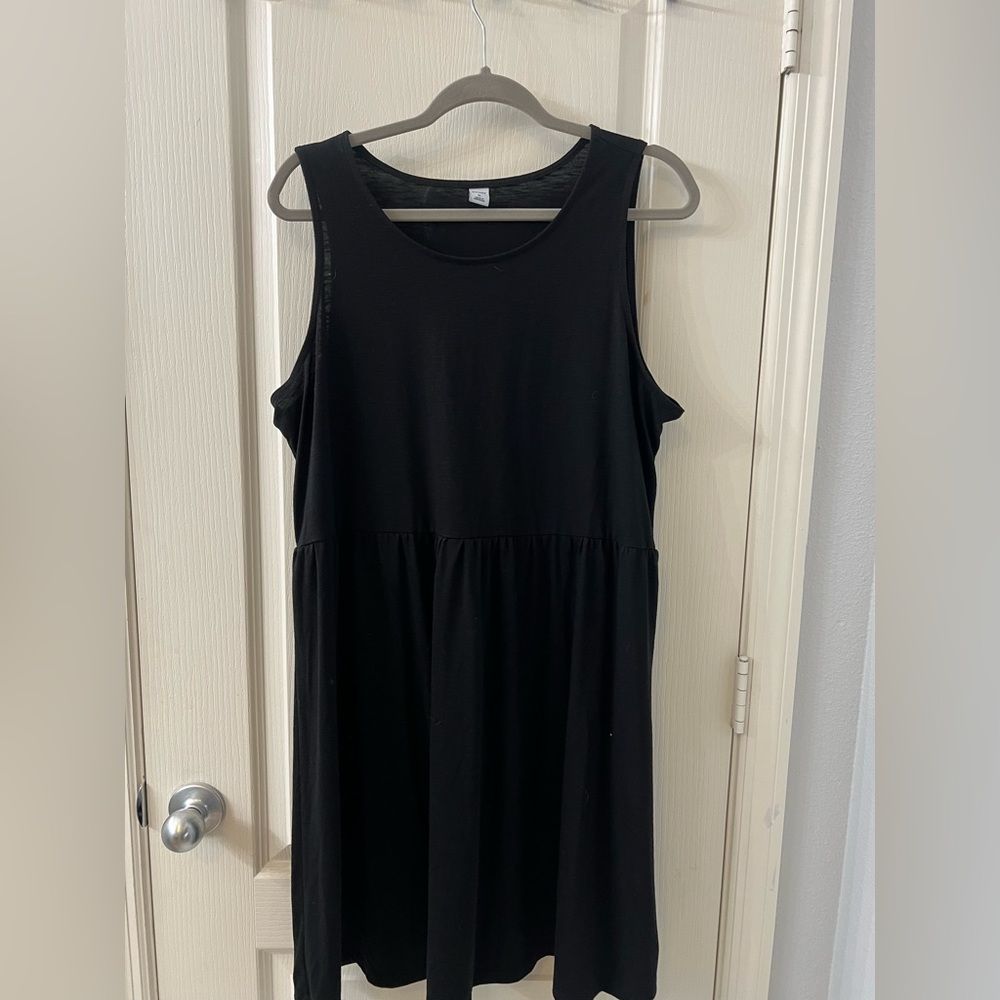 Black tank dress